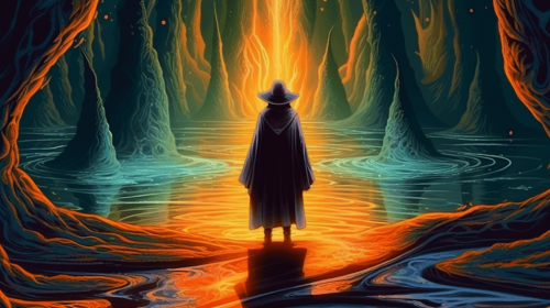 Grey_Fox_A_mysterious_traveler_clad_in_a_cloak_and_hat_at_the_e_16b34a75-7bd7-4c49-906f-405fad68434c
