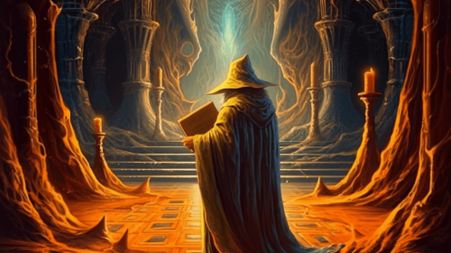 Grey_Fox_A_mysterious_traveler_clad_in_a_cloak_and_hat_at_the_t_a6dbce8f-c881-4a69-bd00-ad92ea5542ad