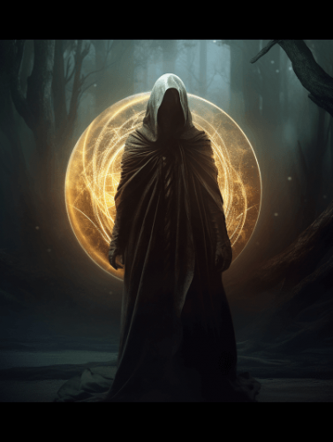 Grey_Fox_Content_Depict_a_mysterious_man_wearing_a_cloak_with_h_22dab4d6-dec7-45dc-b0cb-6b53ab9959f9
